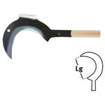 Leborgne Croissant 2 taillants - 20 cm - sans manche