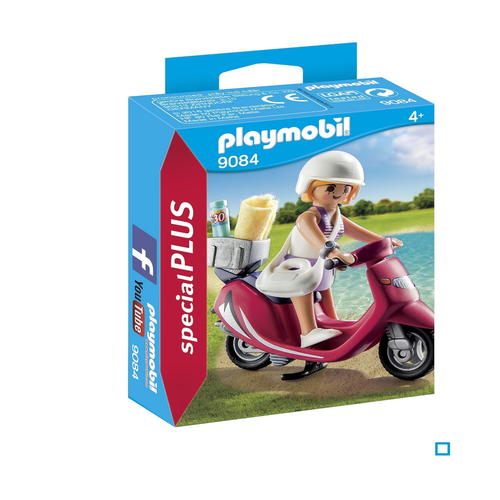 Voir la diapositive 1 : PLAYMOBIL 9084 Vacancière avec scooter 