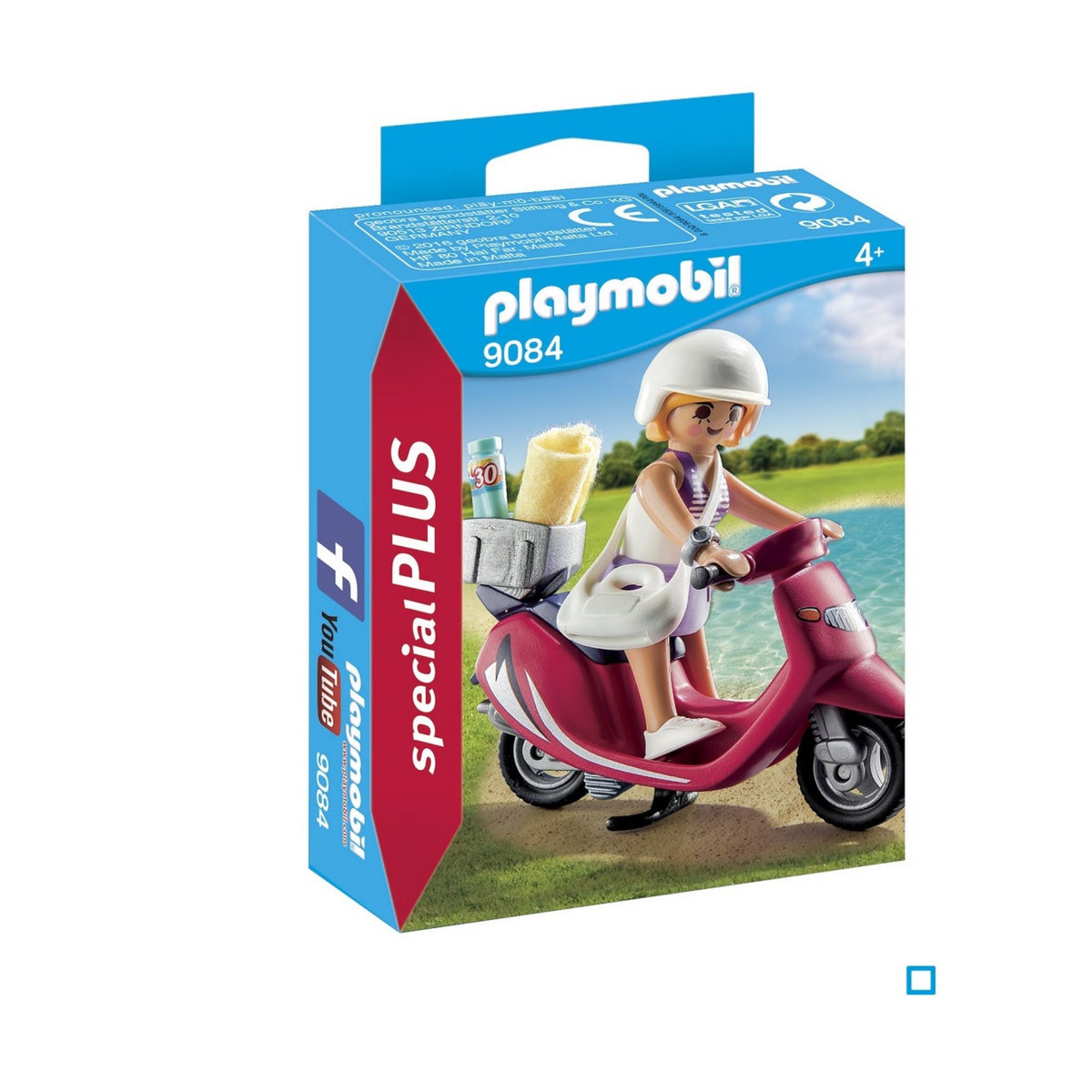 PLAYMOBIL 9084 Vacancière avec scooter 