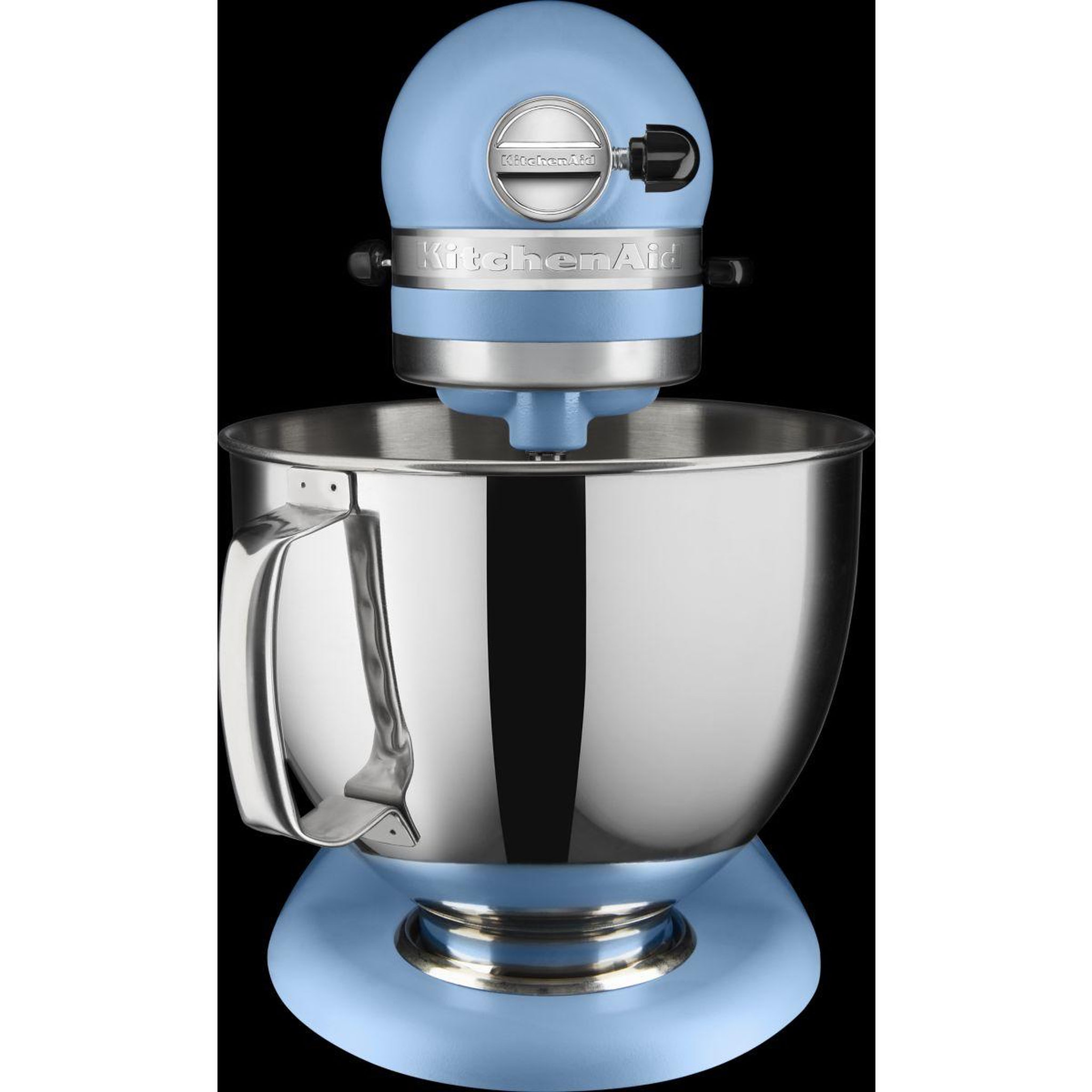 Voir la diapositive 2 : KitchenAid Robot pâtissier 5ksm175psevb bleu velvet, 4,8 l, bol avec poignée + bol 3 l, batteur souple et couvercle