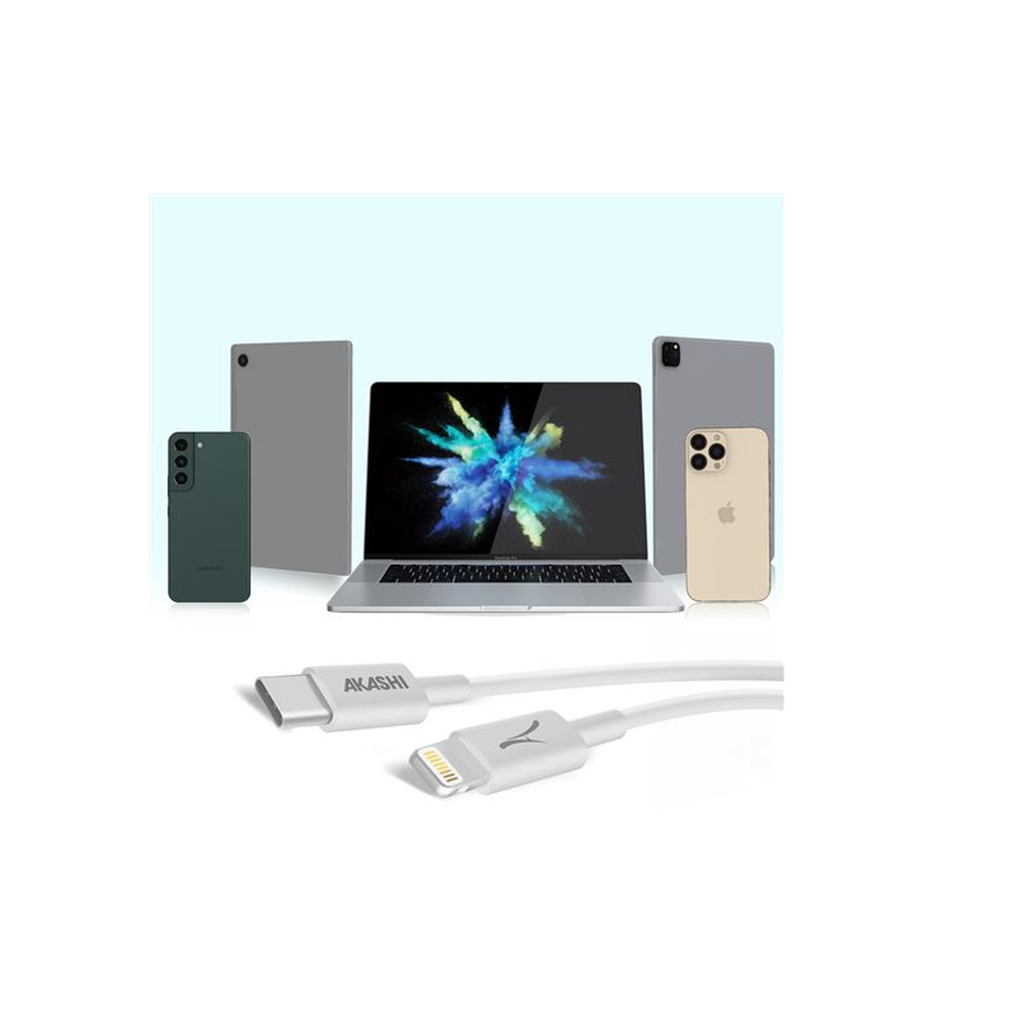 Voir la diapositive 4 : Akashi Connectique data AKASHI ALTECOLITWH