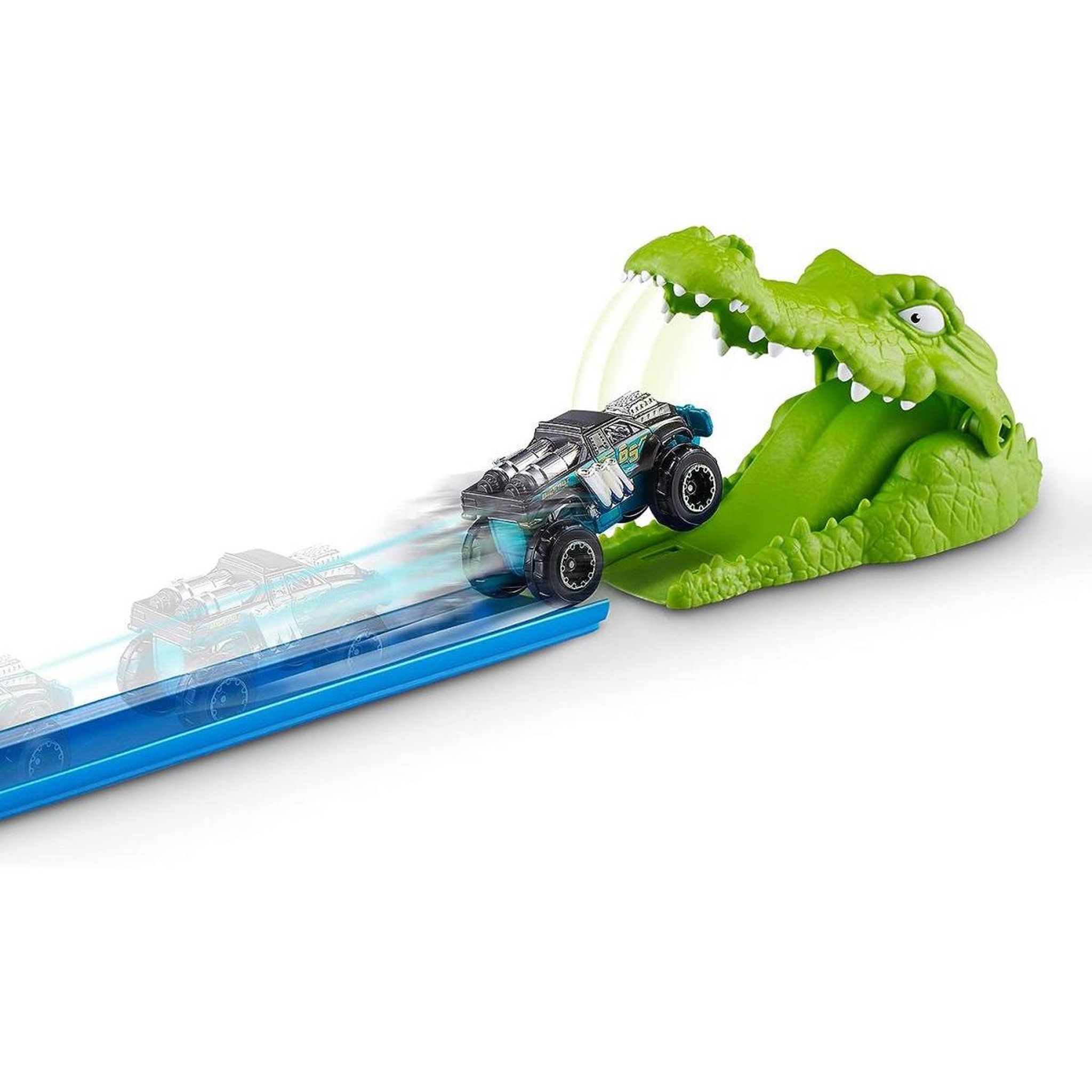 Voir la diapositive 4 : ZURU Playset crocrodile attak avec voiture