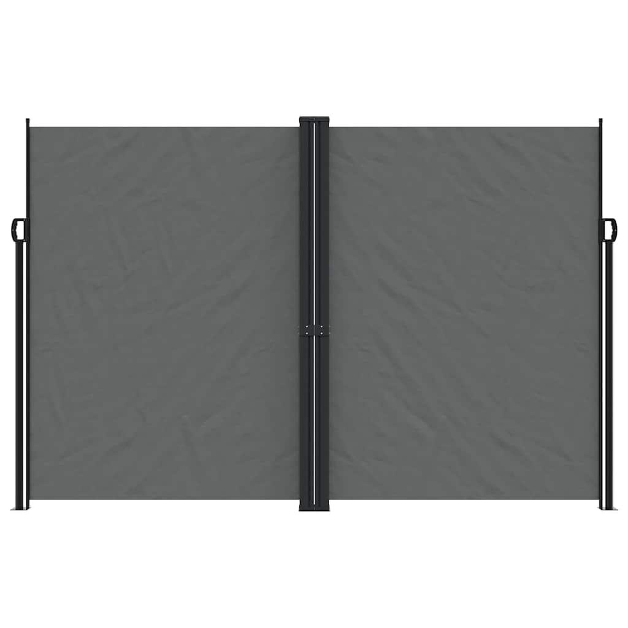 Voir la diapositive 3 : VIDAXL Auvent lateral retractable anthracite 220x1000 cm