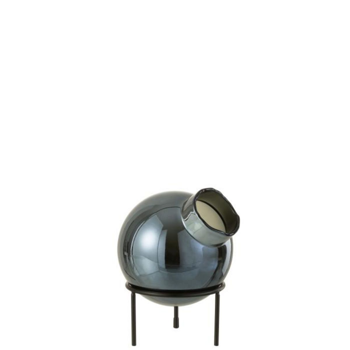 Paris Prix Vase Boule sur Pied  Maritza  22cm Bleu