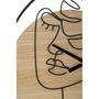 Voir la diapositive 3 : Paris Prix Horloge Murale en Métal  Elegant  60cm Naturel & Noir