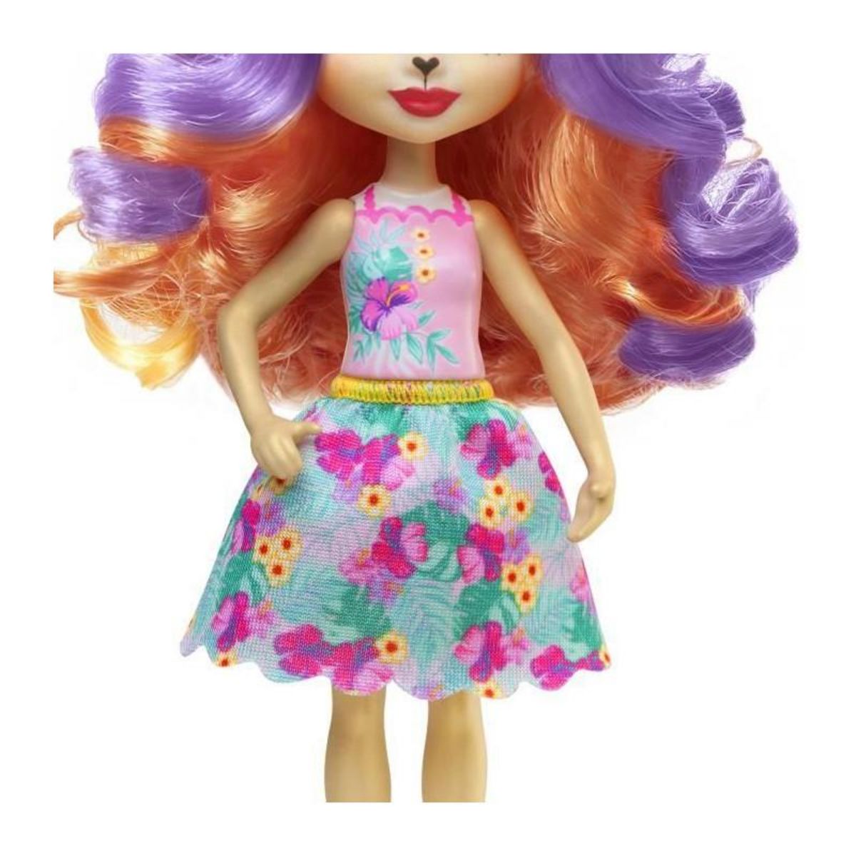 ENCHANTIMALS Enchantimals-Famille de Golita Chevre-Poupée et 3 figurines chevres HXC00