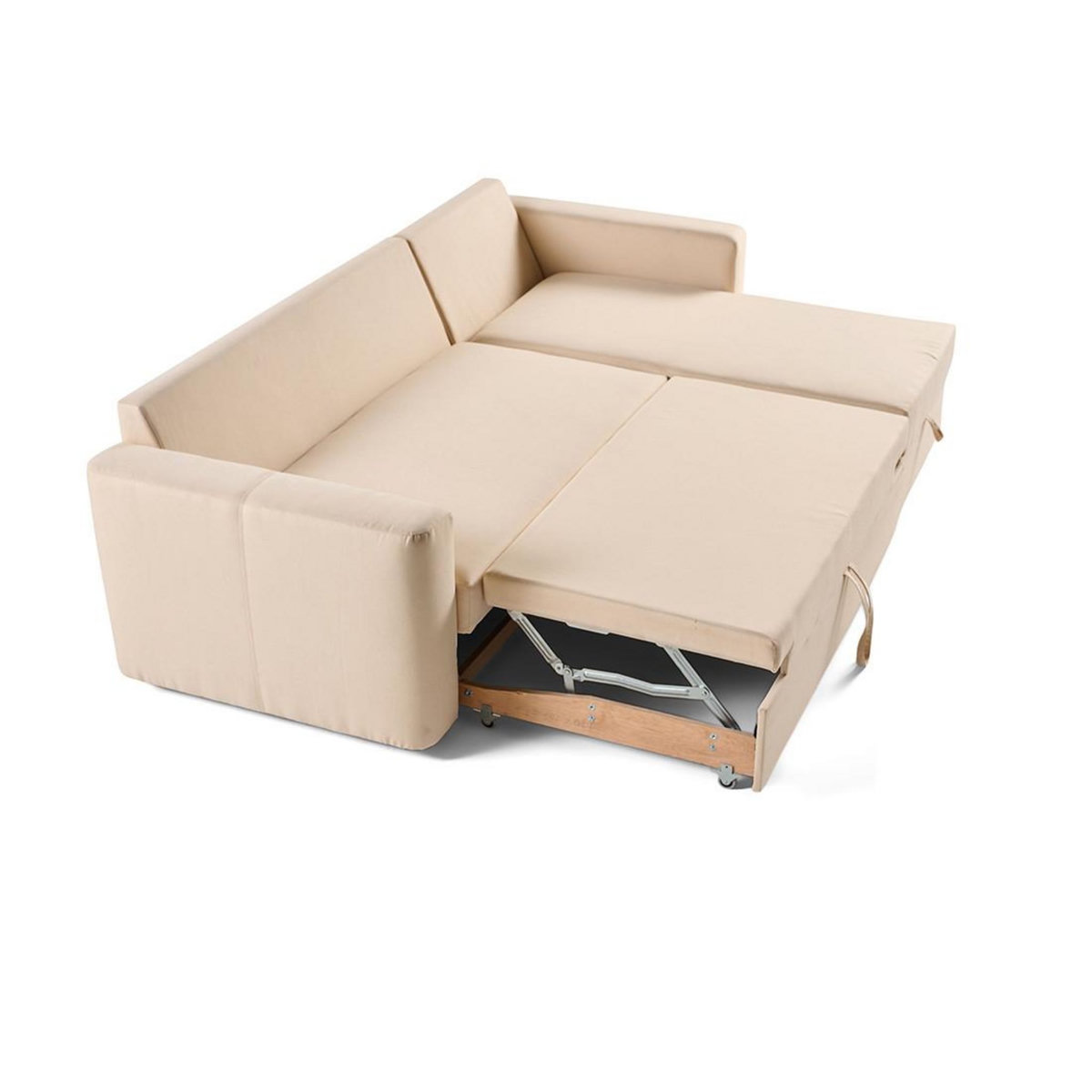 BEST MOBILIER Martha - canapé d'angle réversible 4 places - convertible avec coffre - en tissu