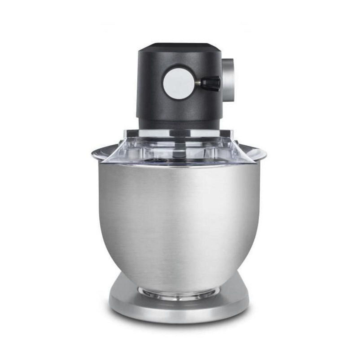 HKOENIG Robot pâtissier - H.Koenig - KM120 - 800 W - Bol inox 5 L - 8 vitesses - Gris mat et argent