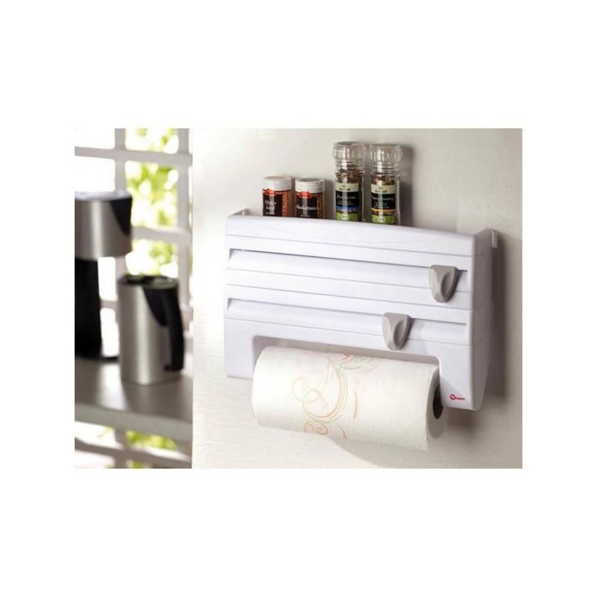 Metaltex Dérouleur coupe film, papier, essuie-tout aluminium - 254410