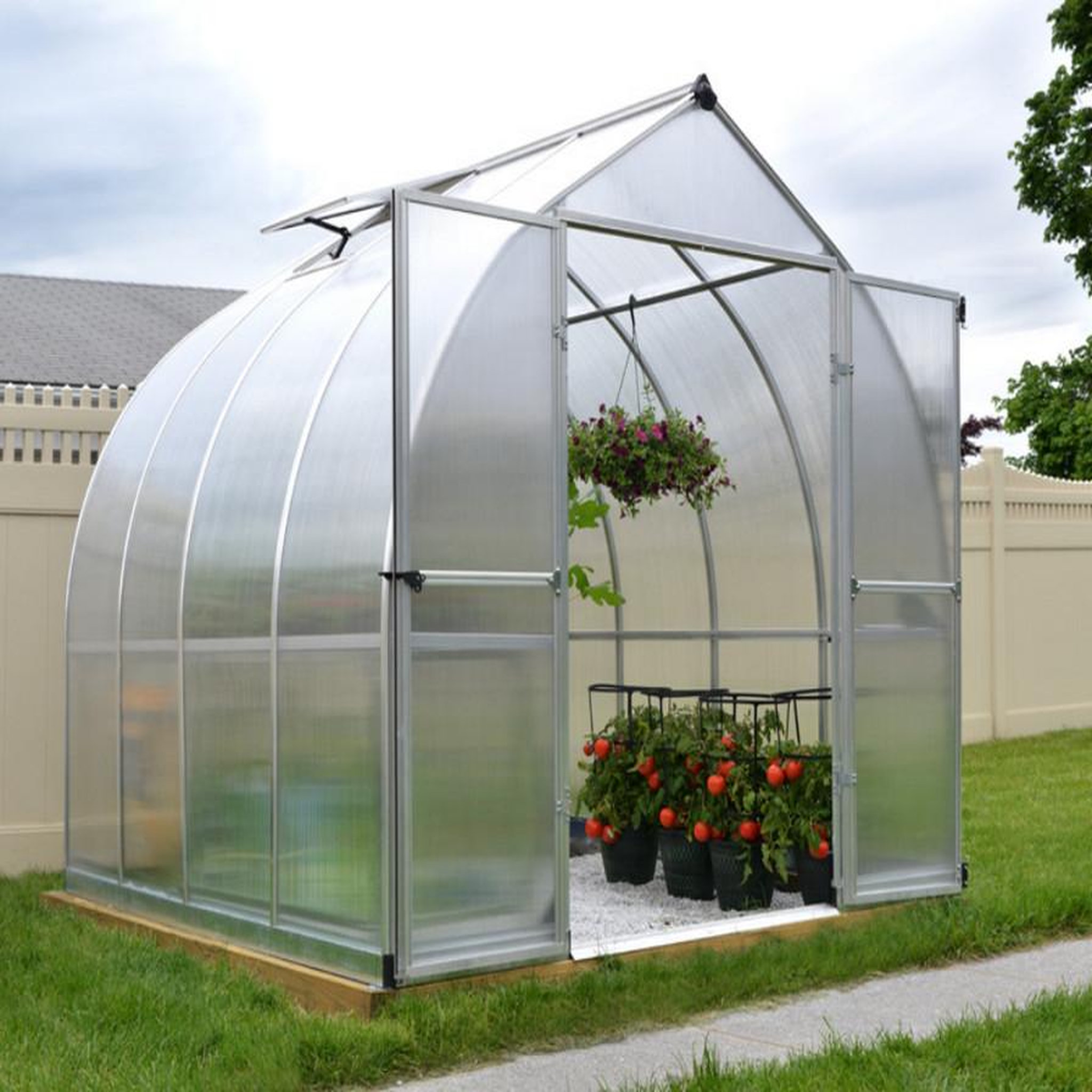 Palram Serre de jardin 5.7m² argent - 703726