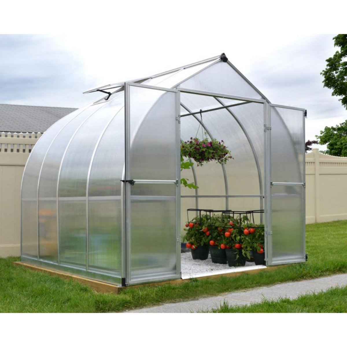 Palram Serre de jardin 5.7m² argent - 703726