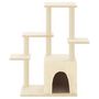 Voir la diapositive 3 : VIDAXL Arbre a chat avec griffoirs en sisal creme 97,5 cm