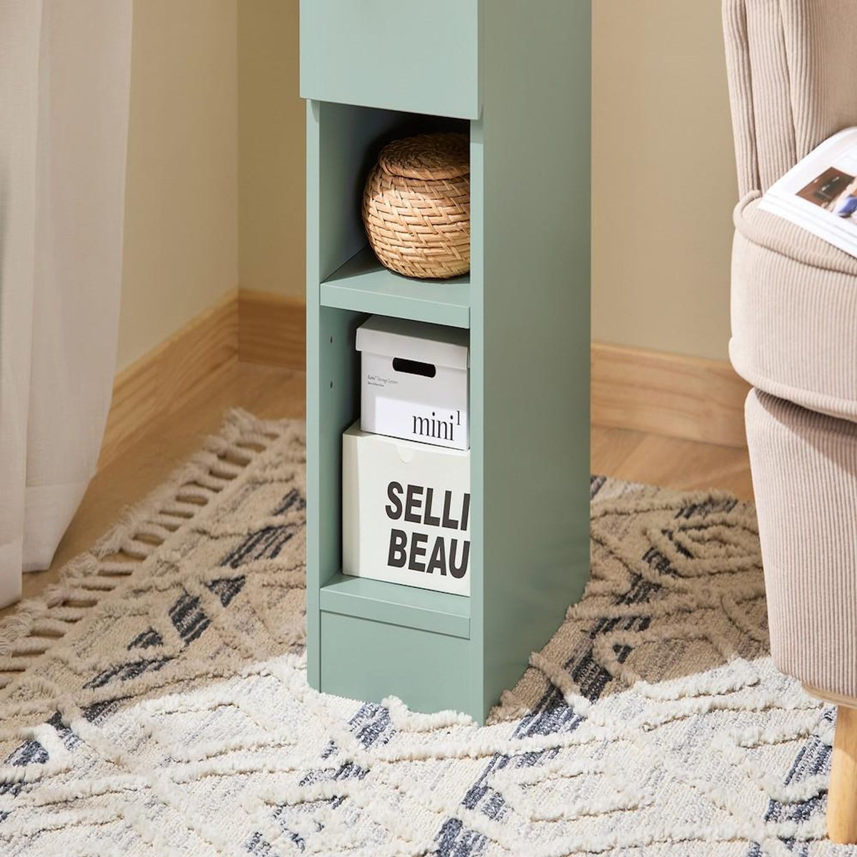 SOBUY SoBuy - Table De Chevet à un tiroir - Nordique - FBT111