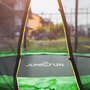 Voir la diapositive 6 : JUMP4FUN Trampoline de jardin ø244 cm- 8FT- Filet intérieur, Matelas de protection et Echelle