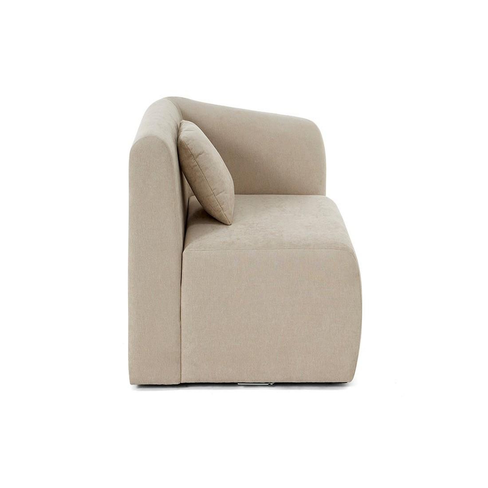 Voir la diapositive 3 : LISA DESIGN Ikare - module d'assise d'angle droit - en tissu