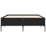 Voir la diapositive 4 : VIDAXL Cadre de lit sans matelas noir 150x200 cm