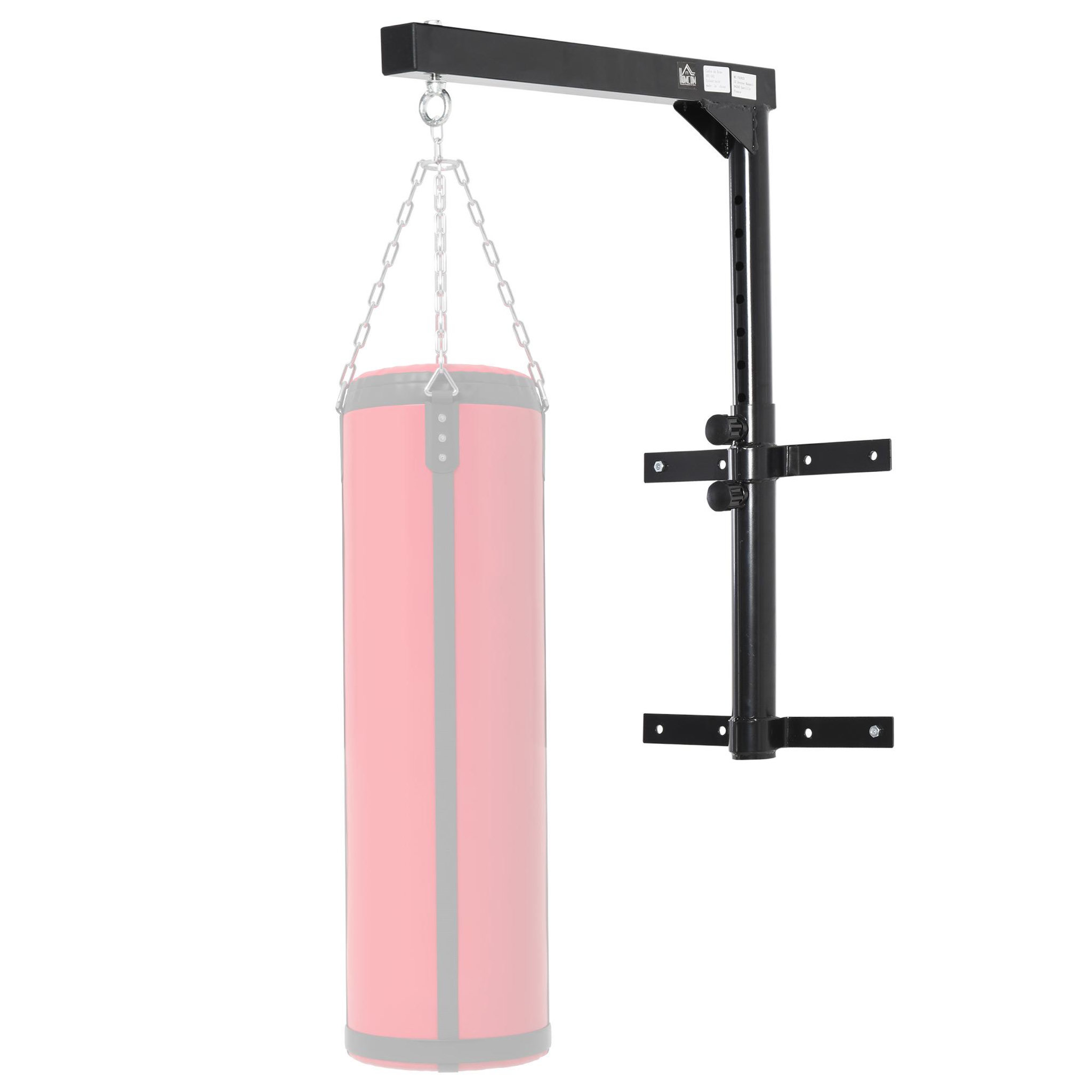 Voir la diapositive 2 : HOMCOM Support sac de boxe fixation sac de frappe hauteur réglable charge max. 100 kg acier noir