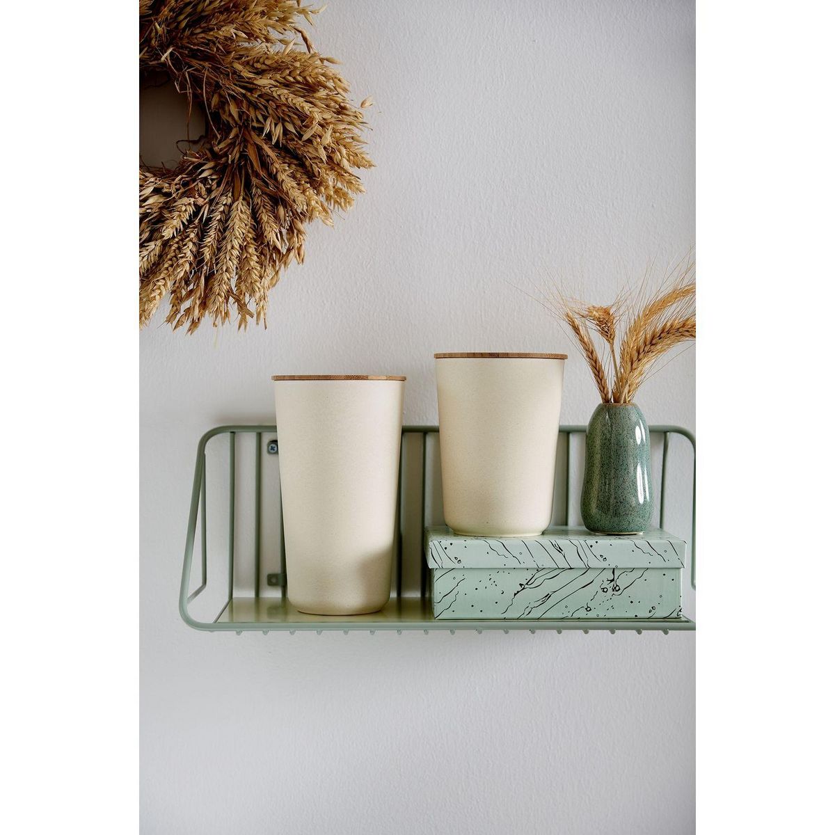 Wenko Boîte de conservation aliment scandi Derry - 1 L - Beige