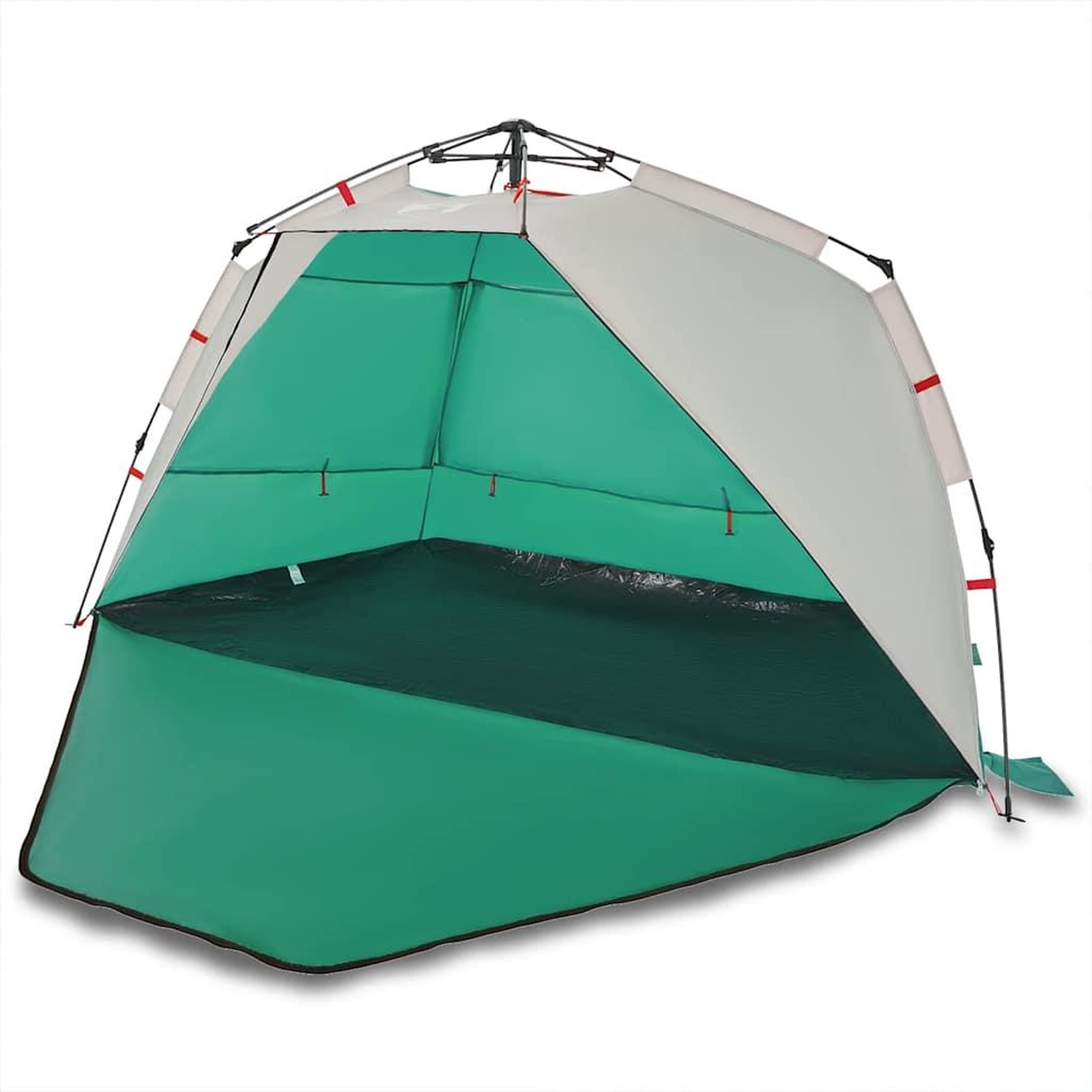 Voir la diapositive 2 : VIDAXL Tente de plage 3 personnes liberation rapide impermeable