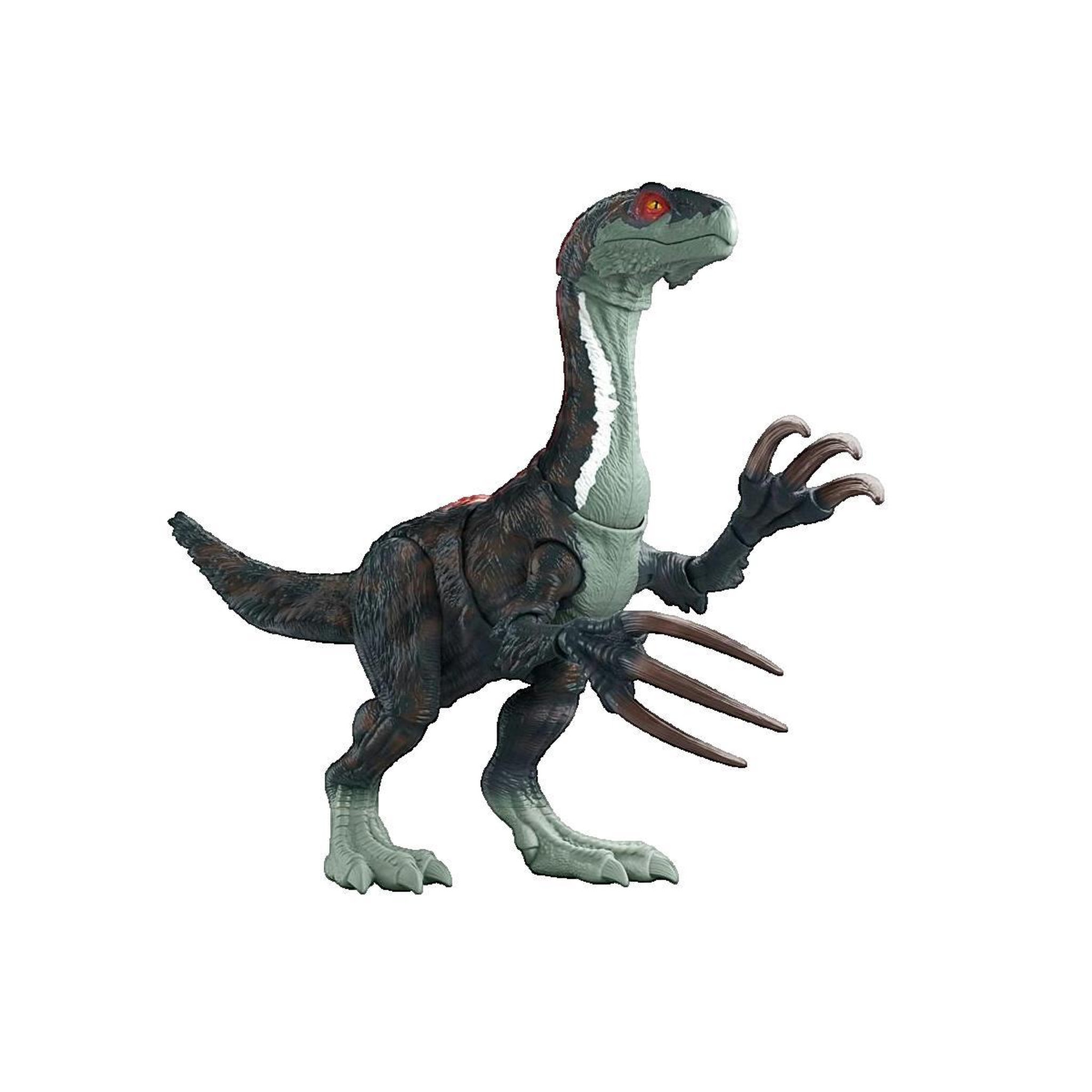 MATTEL Figurine Mattel Dinosaure Jurassic World articulée verte et grise