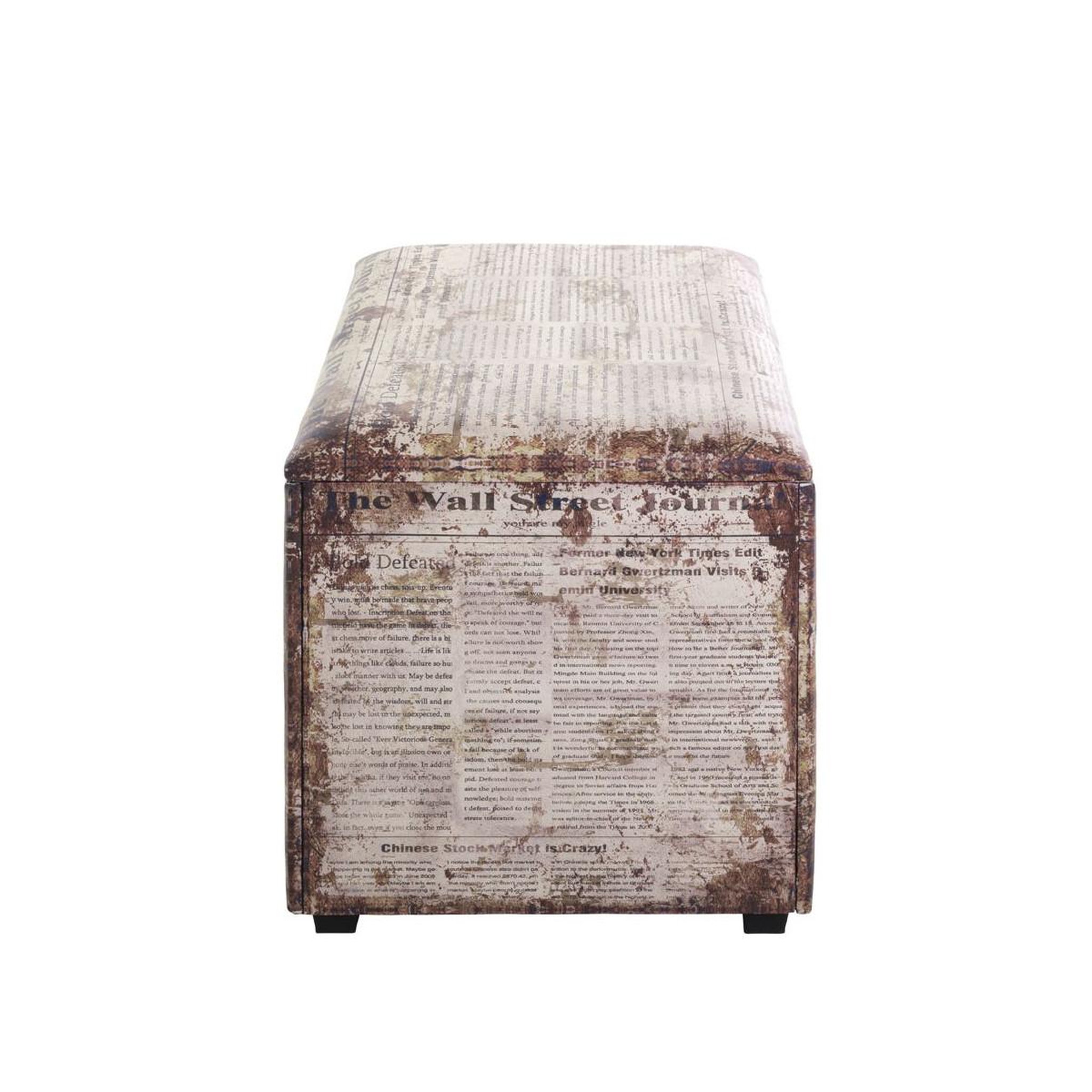 Voir la diapositive 3 : Paris Prix Coffre de Rangement Vintage  Era  65cm Naturel