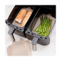 Voir la diapositive 3 : NOSTIK Papier Set 4 doublures Airfryer 2 paniers