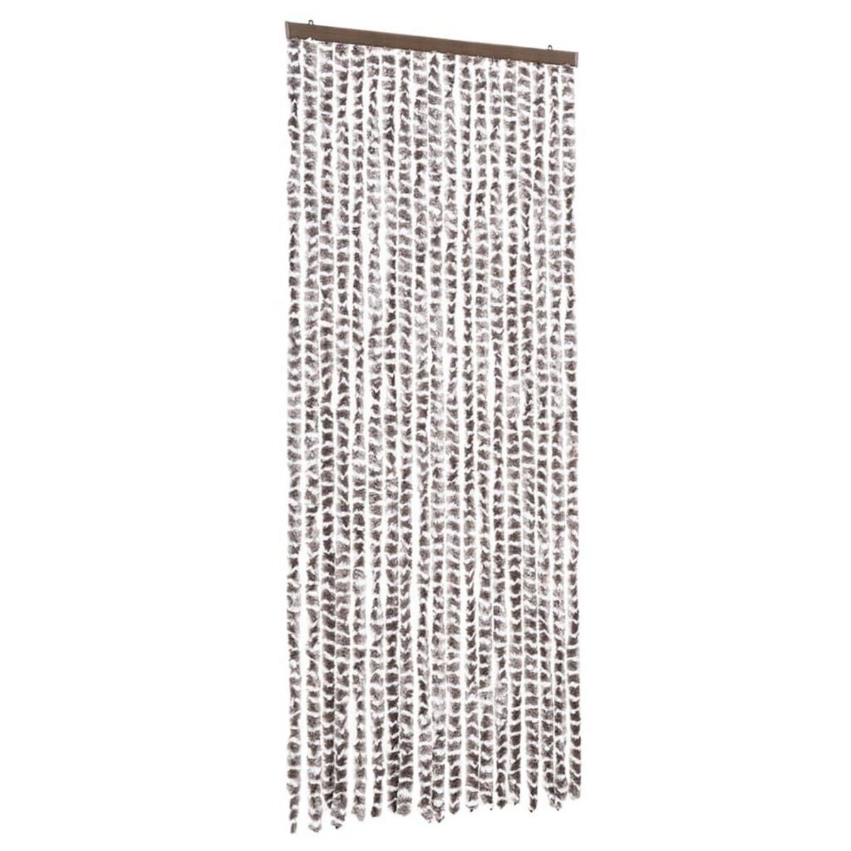 VIDAXL Moustiquaire Taupe et blanc 56x185 cm Chenille