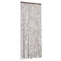 Voir la diapositive 2 : VIDAXL Moustiquaire Taupe et blanc 56x185 cm Chenille