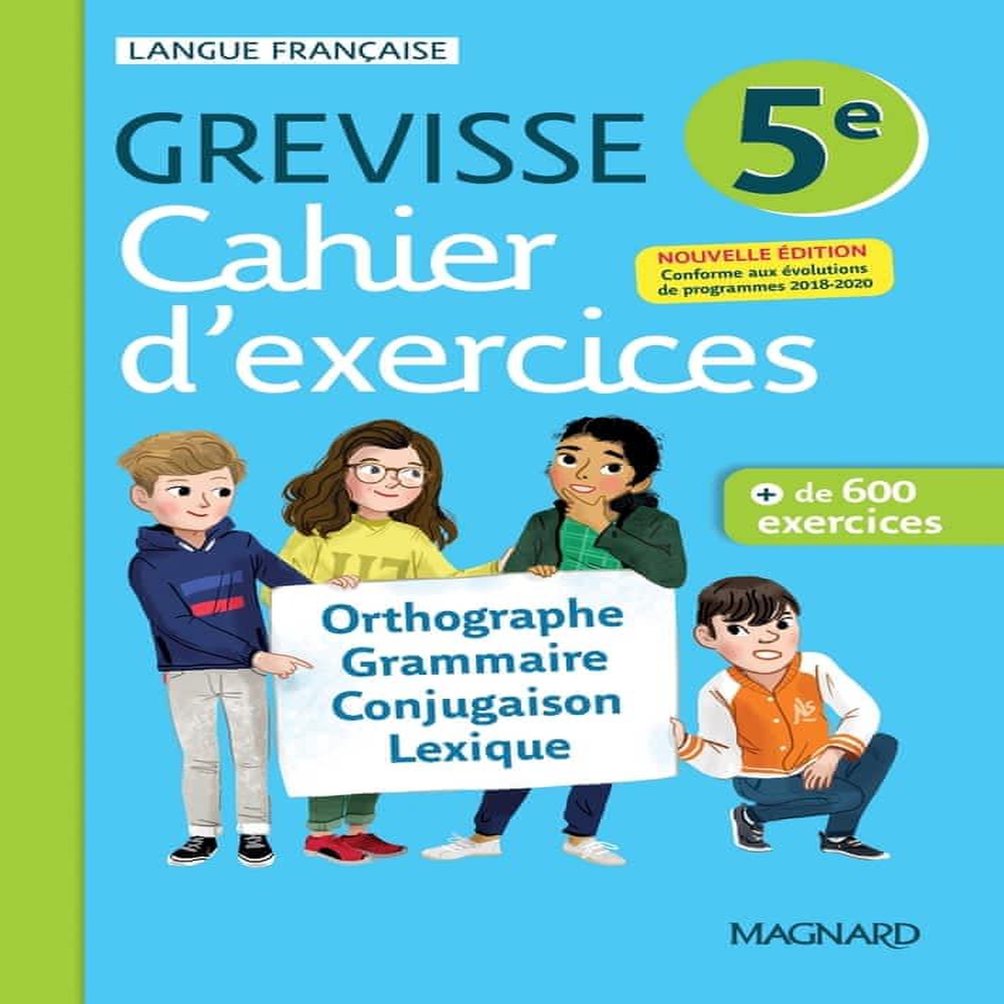 FRANCAIS 5E GREVISSE. CAHIER D'EXERCICES, Dufour Myriam