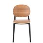 Voir la diapositive 2 : Paris Prix Chaise Design  Finama  82cm Naturel & Noir