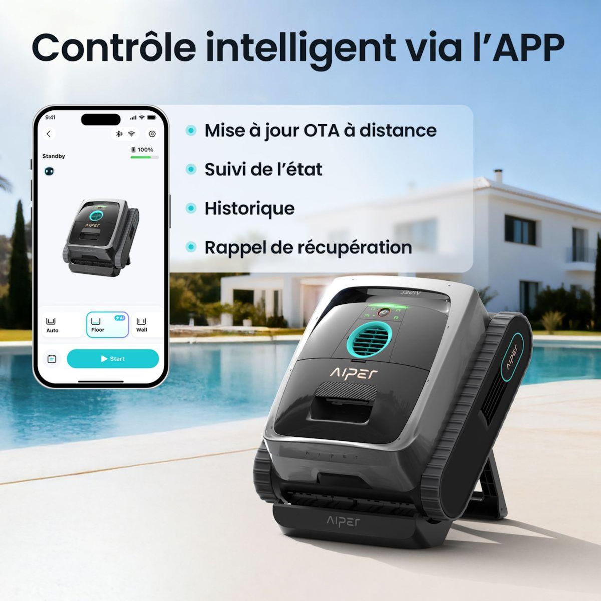 AIPER Robot piscine Scuba V3