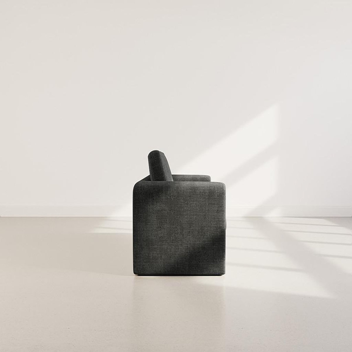 BEST MOBILIER Marilia - canapé 2 places convertible déplimousse en velours texturé