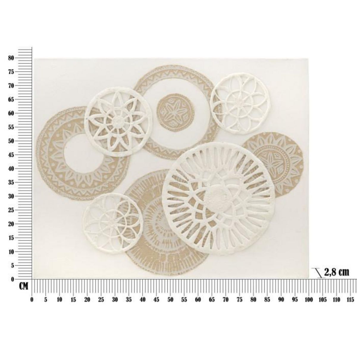 Paris Prix Toile Imprimée Déco  Icer  80x100cm Marron