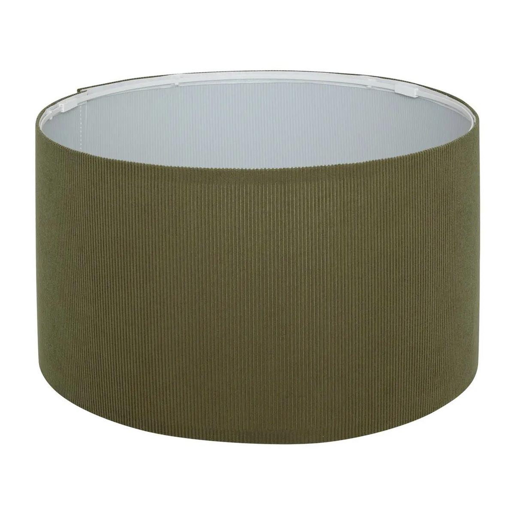 ATMOSPHERA Abat-jour côtelé  beline  30cm kaki