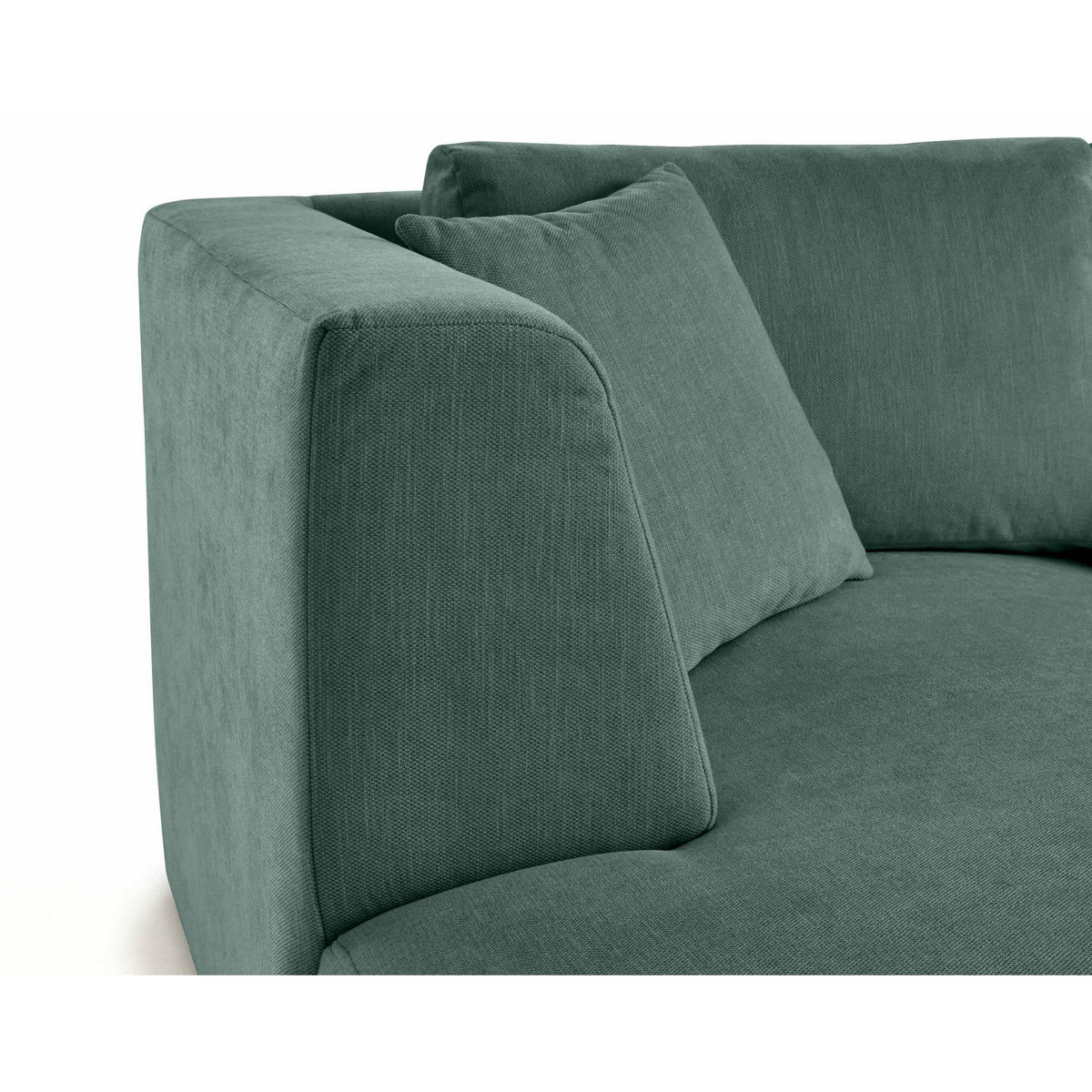 LISA DESIGN Santorini - module d'assise méridienne gauche - en tissu texturé