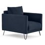 Voir la diapositive 4 : LISA DESIGN Ostrava - fauteuil en velours pieds en épingle