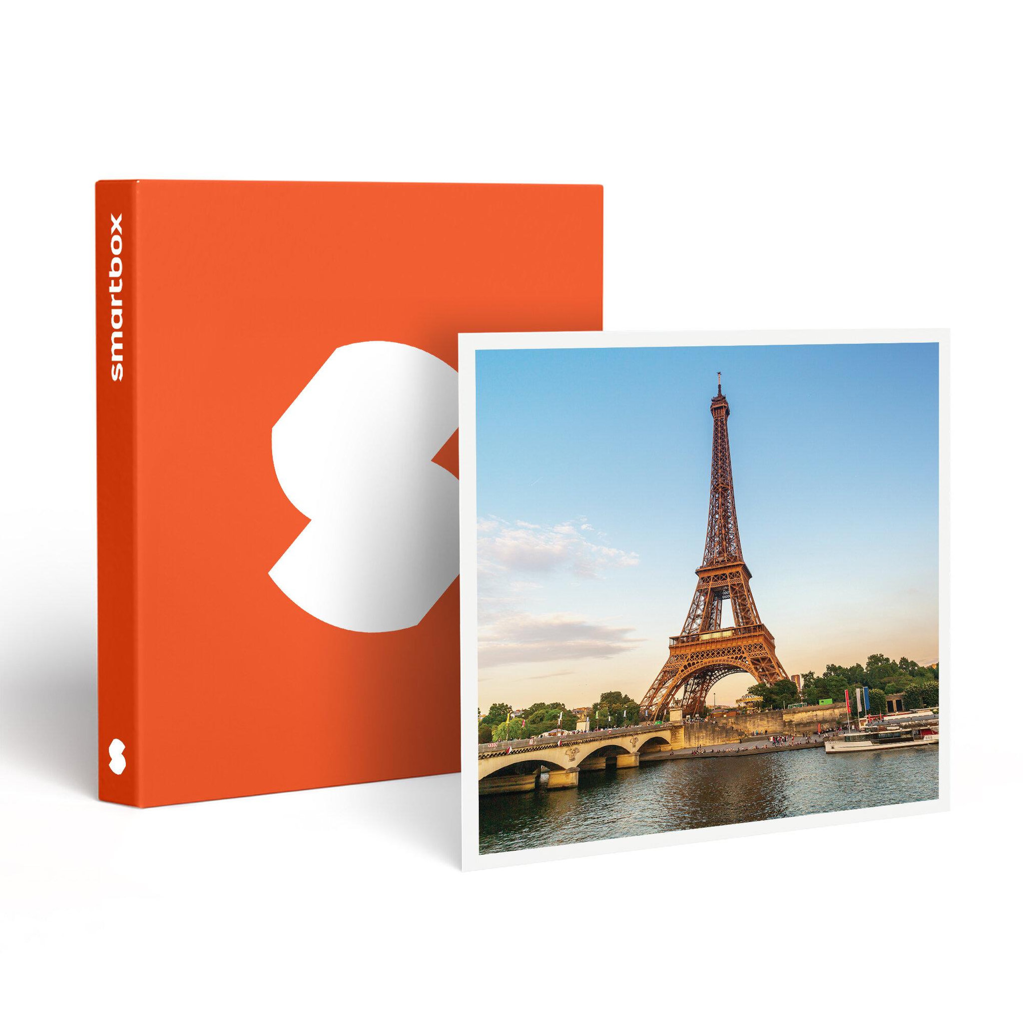 Smartbox City-tour de Paris, croisière sur la Seine et visite de la tour Eiffel et du Louvre - Coffret Cadeau Multi-thèmes