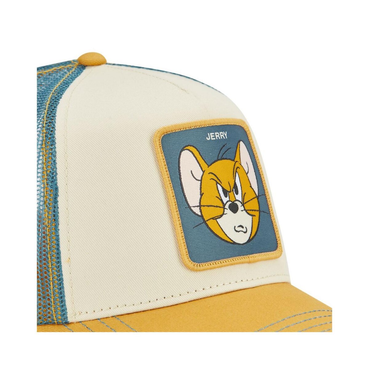 CAPSLAB Casquette trucker en coton avec filet Tom & Jerry modèle Jerry