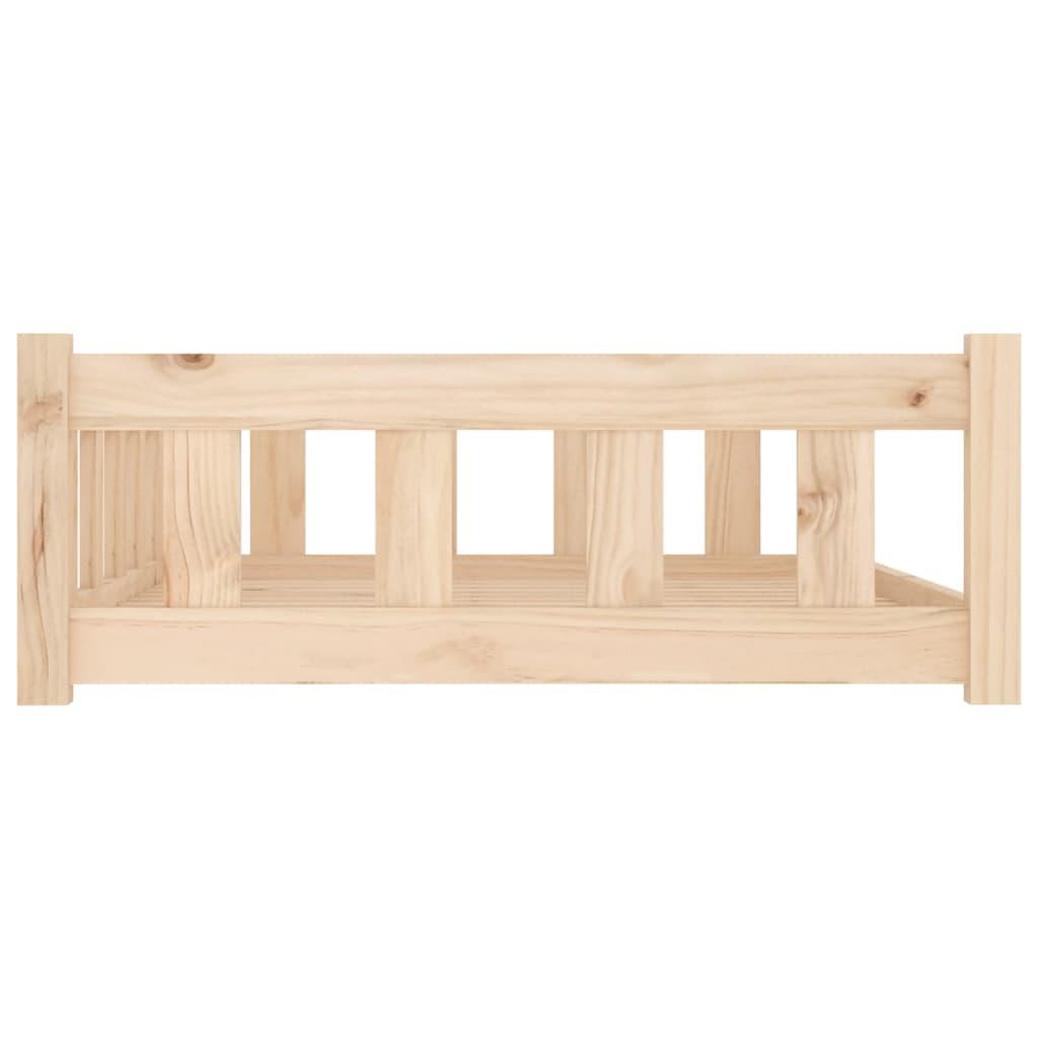 Voir la diapositive 5 : VIDAXL Lit pour chien 105,5x75,5x28 cm bois de pin solide