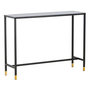 Voir la diapositive 1 : Paris Prix Console Design en Verre  Dipp  100cm Noir