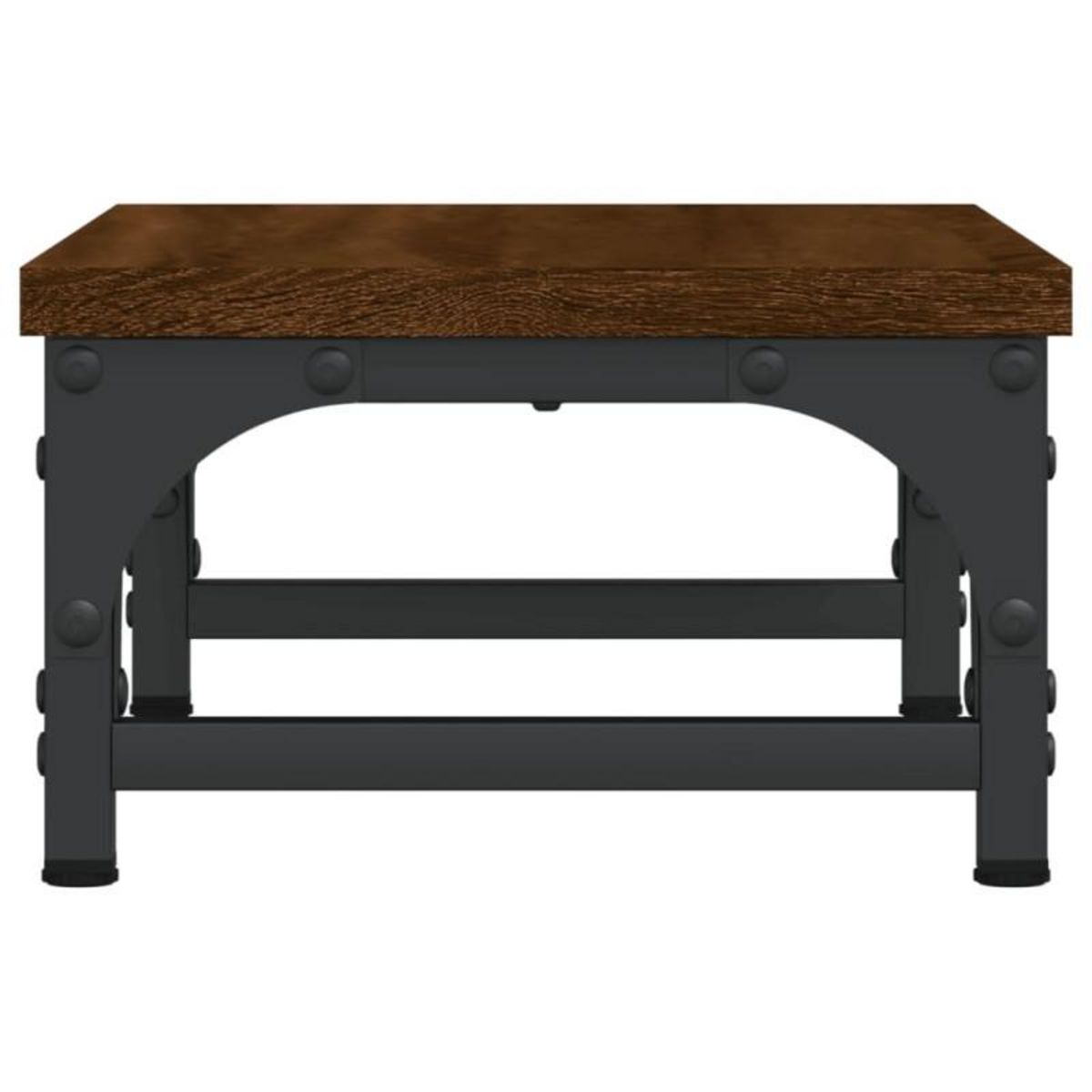 VIDAXL Support de moniteur chêne marron 37x23x14 cm bois d ingénierie