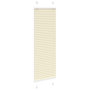 Voir la diapositive 3 : VIDAXL Store plisse creme 50x100 cm largeur du tissu 49,4 cm polyester
