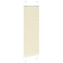 Voir la diapositive 3 : VIDAXL Store plisse creme 50x100 cm largeur du tissu 49,4 cm polyester