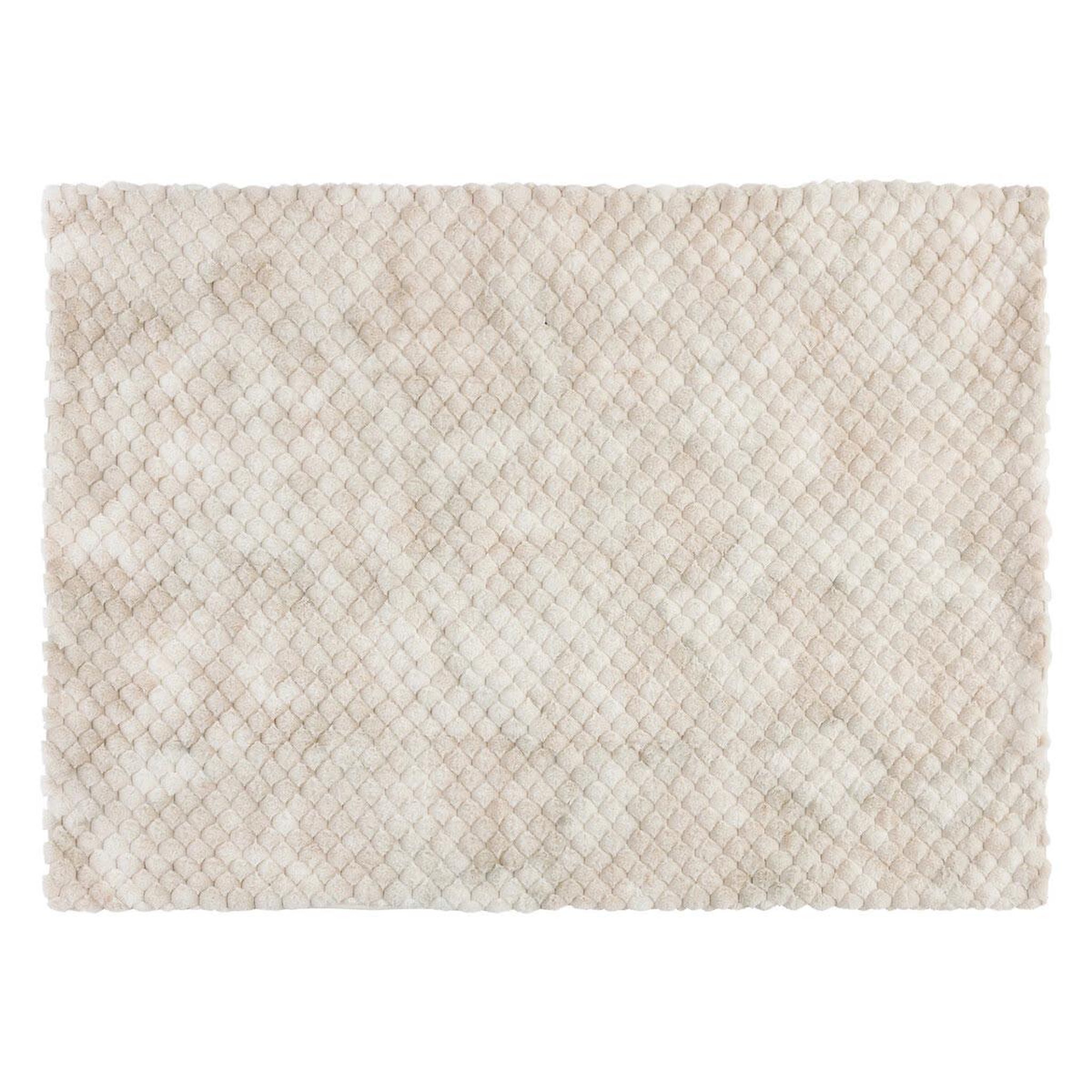 Voir la diapositive 2 : ATMOSPHERA Plaid imitation fourrure  adriel  120x160cm beige