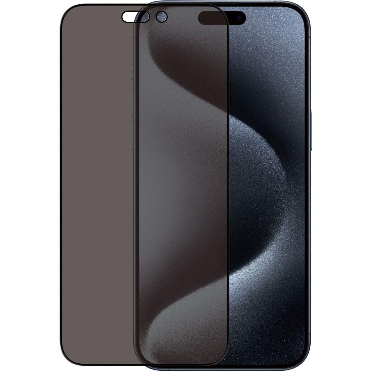 ADEQWAT Protège écran iPhone 16 Confidentiel