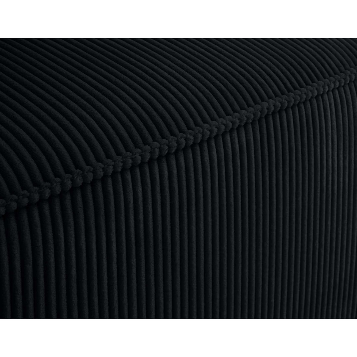 LISA DESIGN Arty - module d'assise d'angle réversible - en velours côtelé