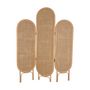 Voir la diapositive 2 : SWEEEK Paravent pliable intérieur en rotin et cannage. bois naturel. vintage