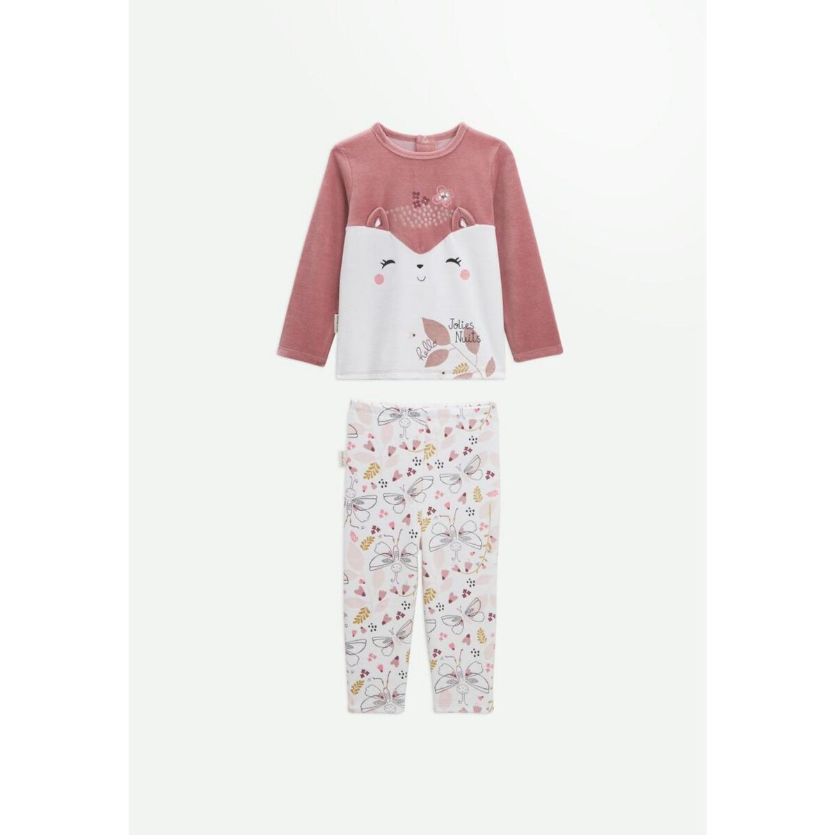 Pyjama velours discount bebe pas cher