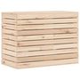 Voir la diapositive 2 : VIDAXL Panier a linge 88,5x44x66 cm bois massif de pin