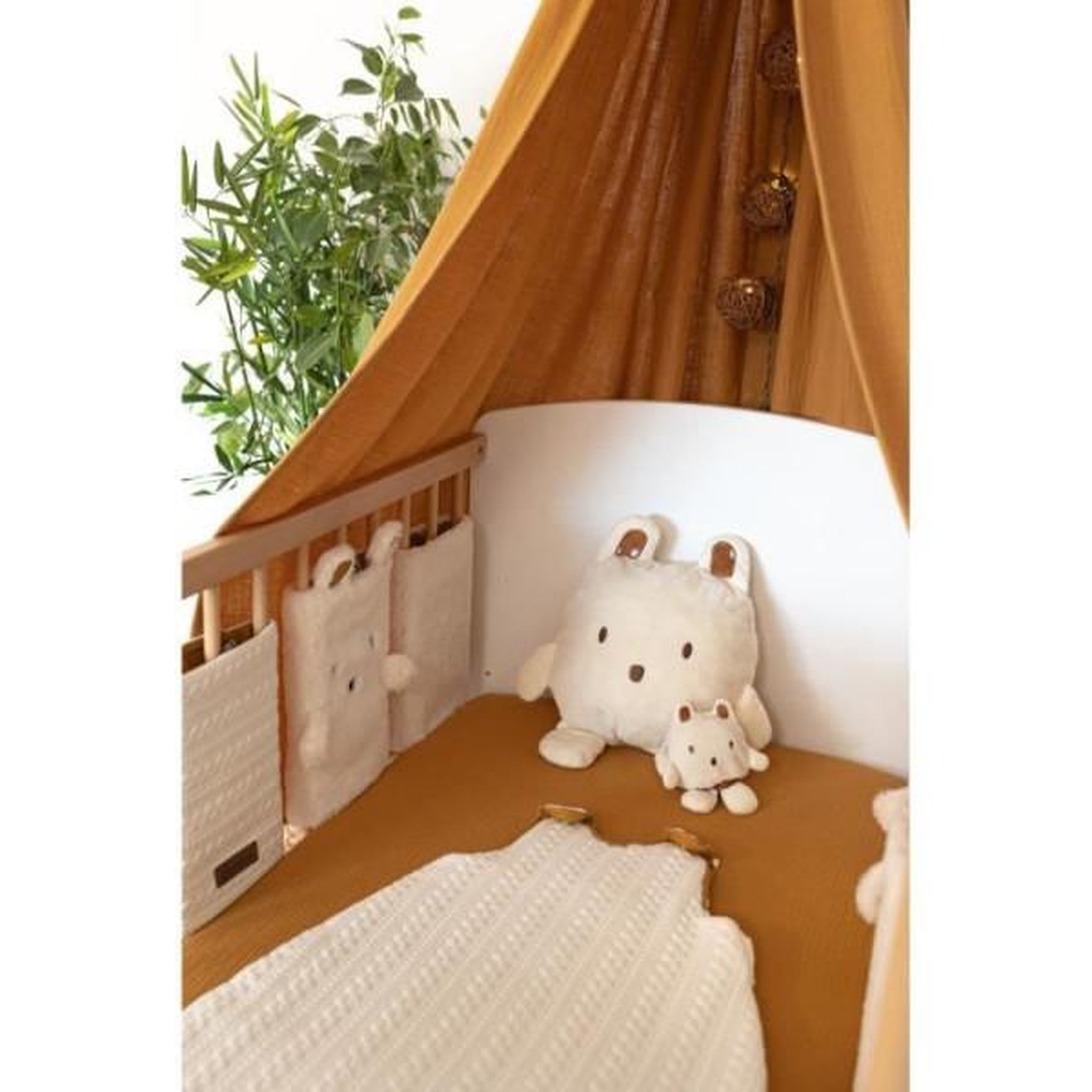 Voir la diapositive 2 : DOMIVA Tour de lit modulable - DOMIVA - BOUBOU - Ouvert 40 x 25 cm / Fermé 17,5 x 25 cm